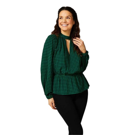 Biba Dames/Dames Blouse met Textuur (Groen, Zwart) - Image 2