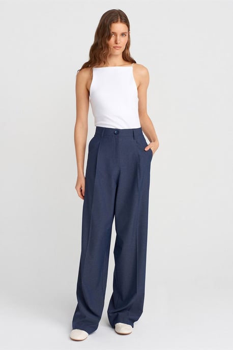 Slim-Fit Halterhals Jersey Blouse - Image 4