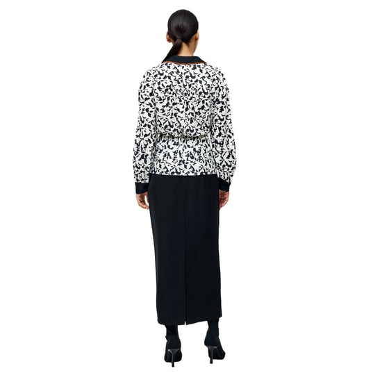 French Connection Womens/Ladies Twist Blouse (Black/Cream) - Image 3