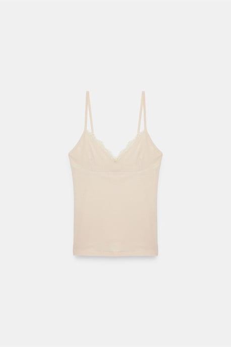 Lace V-Neck Sleeveless Cami Blouse - Image 6