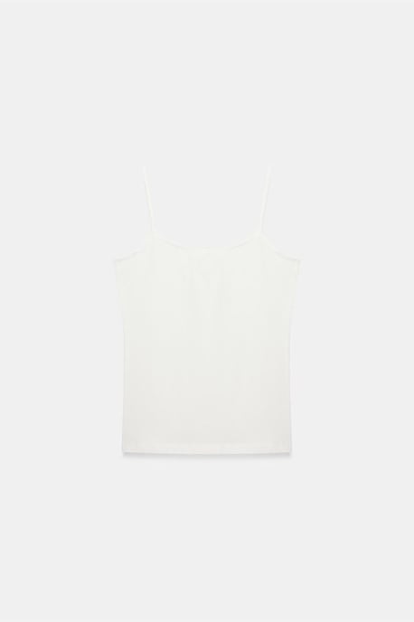 Slim-fit Mouwloze Blouse met Vierkante Hals - Image 5