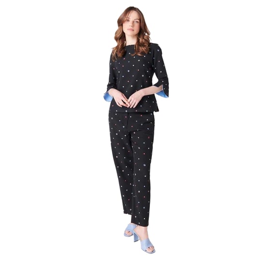 Biba Dames/Dames Polka Dot Geboeide Blouse (Polka Dot) - Image 1