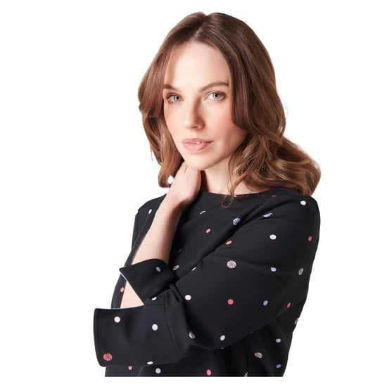 Biba Dames/Dames Polka Dot Geboeide Blouse (Polka Dot) - Image 3