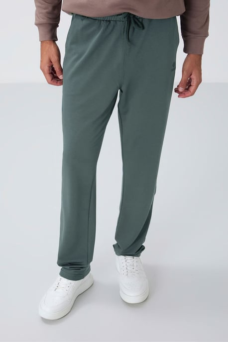 Heren Regular-Fit Katoenmix Sweatpants - Image 4
