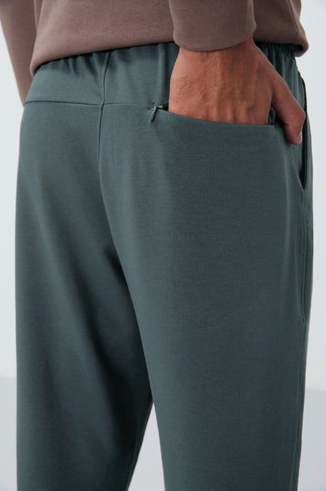 Heren Regular-Fit Katoenmix Sweatpants - Image 5
