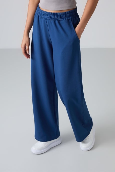 Wide-Leg Pull-On Sweatpants - Image 2
