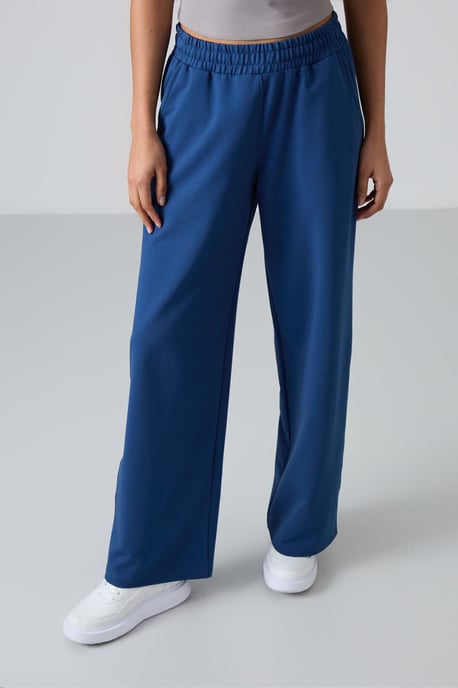 Wide-Leg Pull-On Sweatpants - Image 4