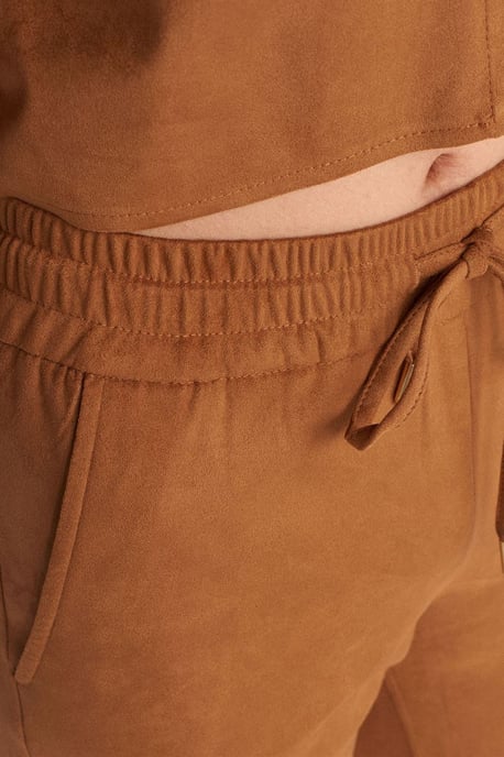 Faux Suede Joggingbroek - Image 4
