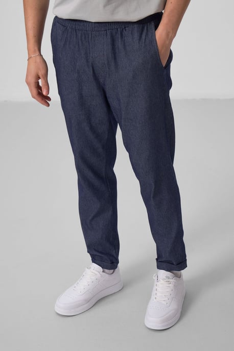 Heren Chino's met rechte pijpen van gabardine - Image 2