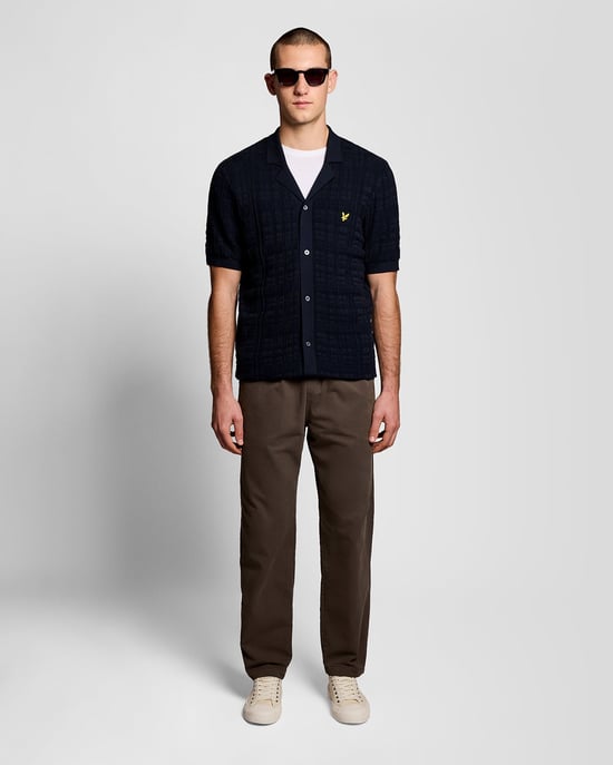 Revere Collar Knitted Resort Shirt - Image 2