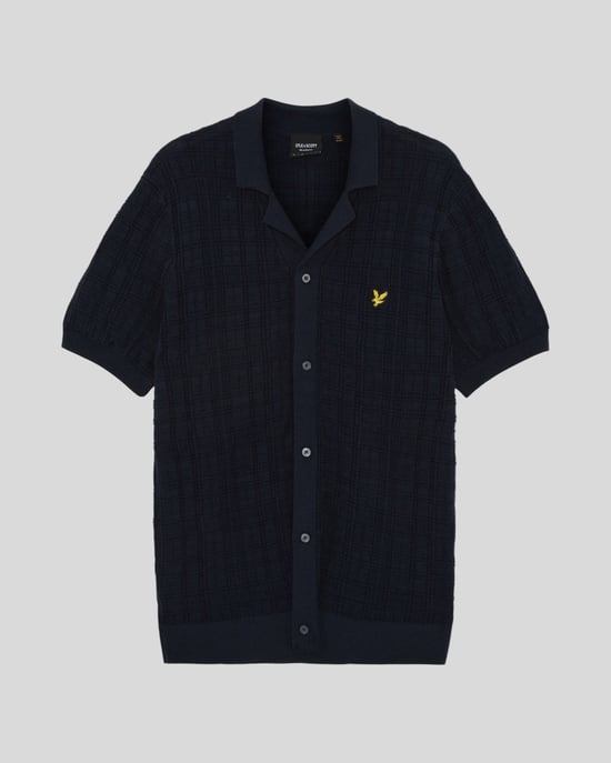 Revere Collar Knitted Resort Shirt - Image 5