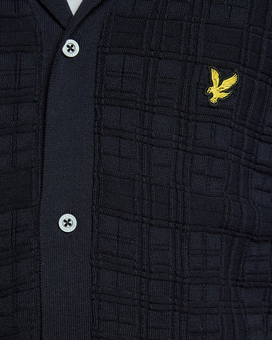 Revere Collar Knitted Resort Shirt - Image 6