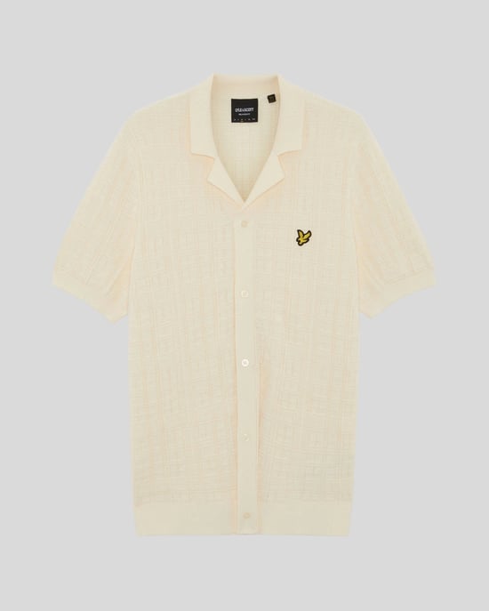 Revere Collar Knitted Resort Shirt - Image 5