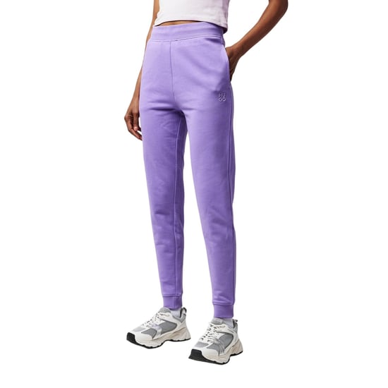 Hugo Womens/Ladies Logo Jogging Bottoms (Purple) - Image 1