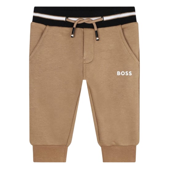 Boss Baby Logo Joggers med sidofickor (Kaka) - Image 1