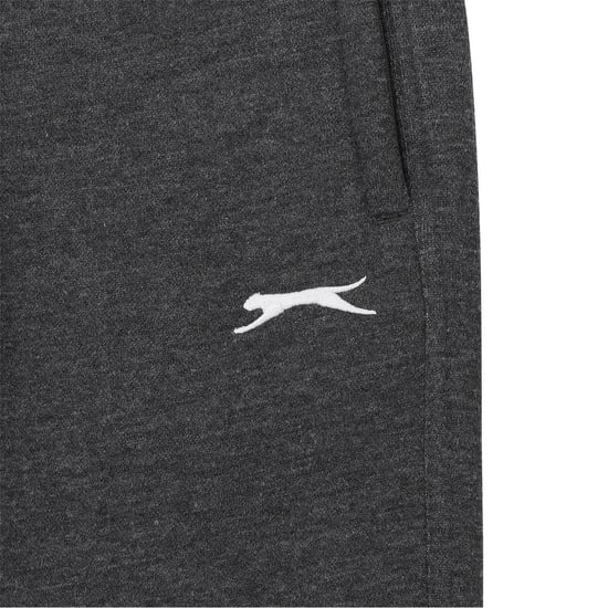 Slazenger Jongens Fleece Open Hem Joggingbroek (Houtskool mergel) - Image 3