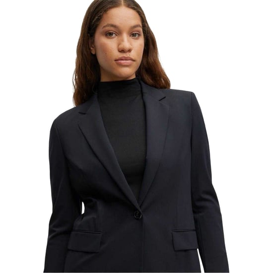 Boss Damesblazer met reverskraag (Zwart) - Image 3