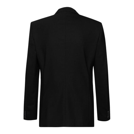 Boss H-Huge Heren Single-Breasted Slim Pakjasje (Zwart) - Image 2