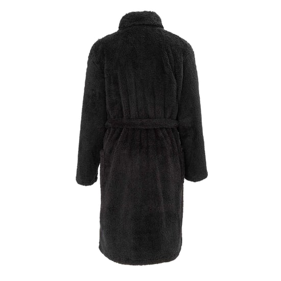 Howick Herenbadjas van pluche fleece met lange mouwen (Zwart) - Image 2