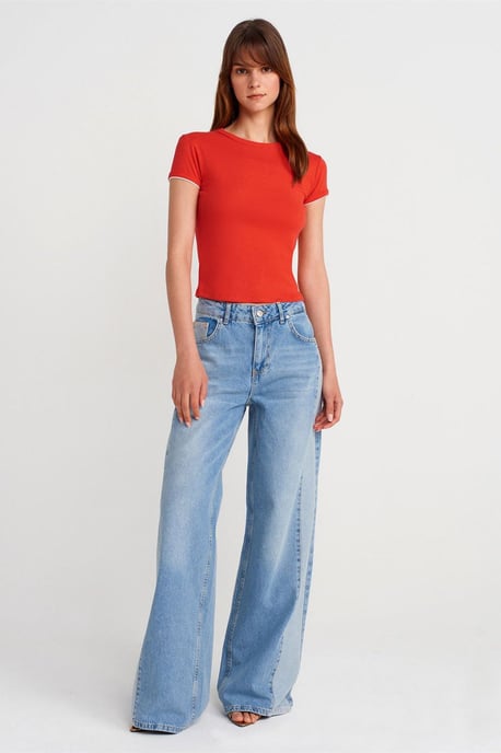 Women's Slim Fit Cotton Crop T-Shirt - Image 4