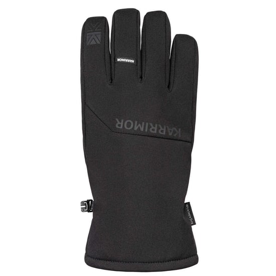 Karrimor Mens Waterproof Logo Gloves (Black) - Image 1