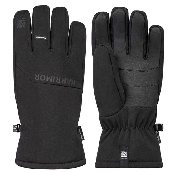 Karrimor Mens Waterproof Logo Gloves (Black) - Image 3