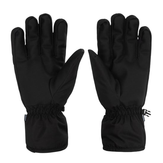 Campri Mens Logo Ski Gloves (Black) - Image 2