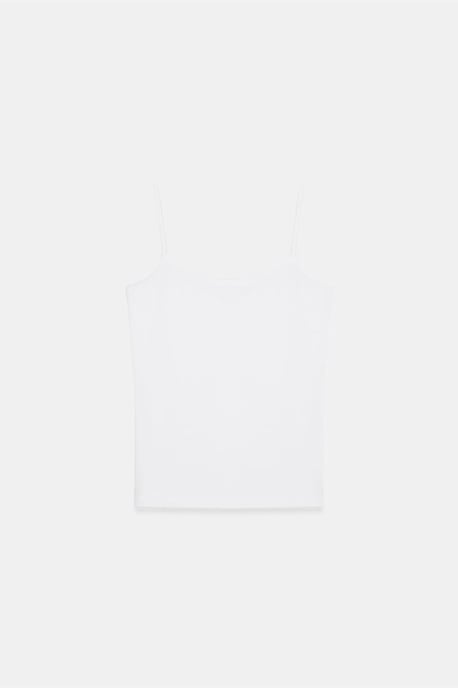 Slim-fit Mouwloze Blouse met Vierkante Hals - Image 5