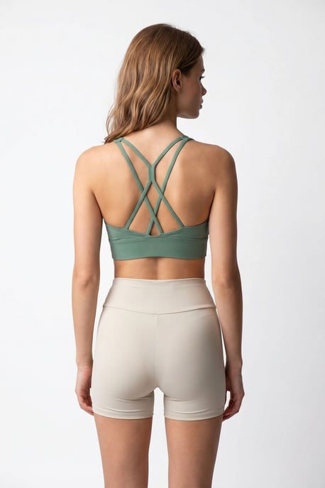 Hooggetailleerde Skinny Fietsshorts - Image 4