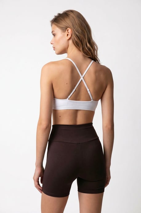 Hoge Taille Skinny Fietsshorts - Image 5