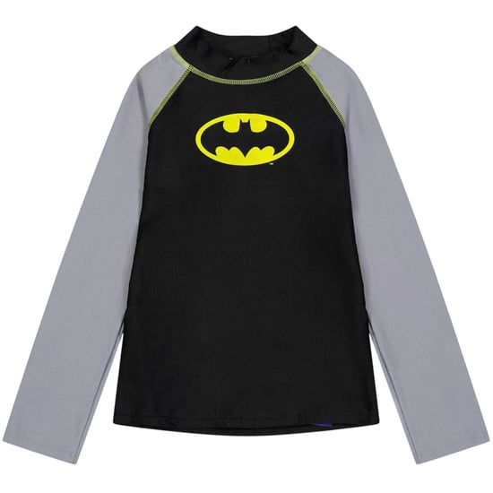 Zoggs Batman-zwemshirt met lange mouwen voor kinderen (Zwart) - Image 1