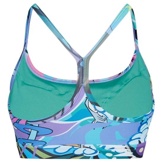Reebok Abstracte sportbeha voor dames (Blauw/paars) - Image 3