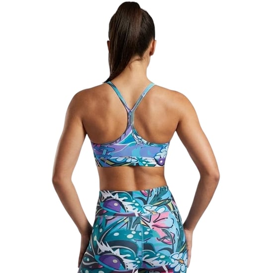 Reebok Abstracte sportbeha voor dames (Blauw/paars) - Image 4
