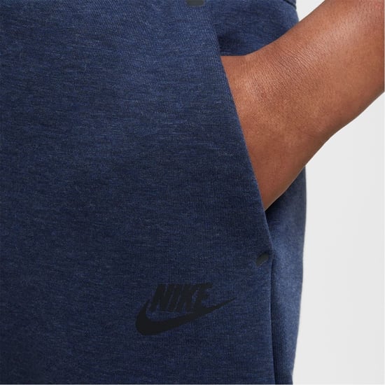 Boys Nike Tech Fleece Big Kids Pants in Obsidian Heathr - Image 4