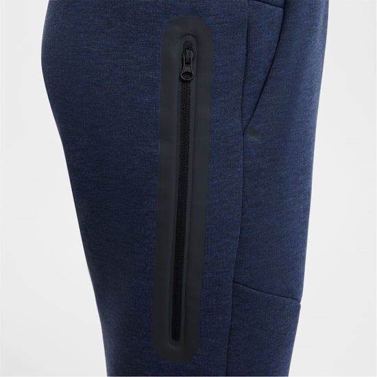 Boys Nike Tech Fleece Big Kids Pants in Obsidian Heathr - Image 5