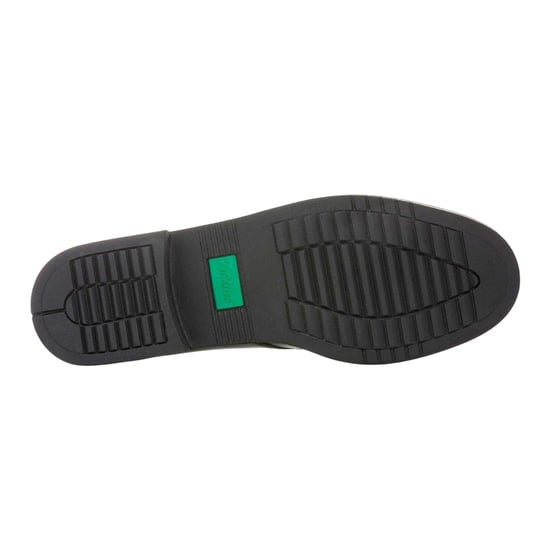 Kickers Dames/Dames Lach Leren Loafers (Zwart) - Image 4