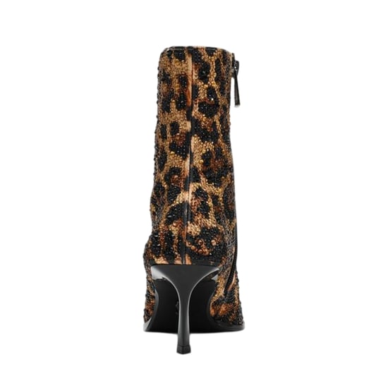 Steve Madden Womens/Ladies Leopard Pattern Ankle Boots (Leopard) - Image 2
