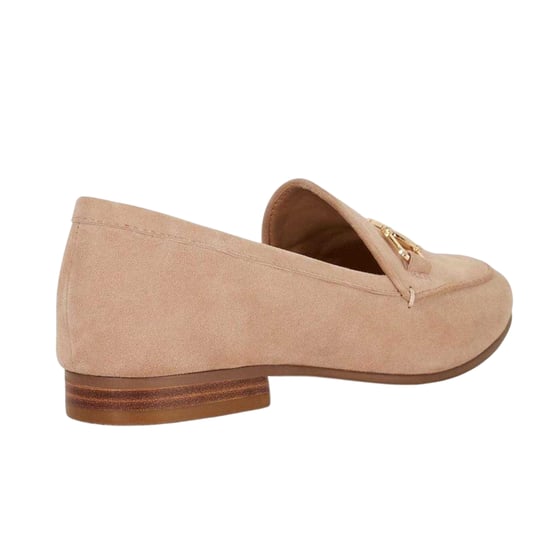 Dune London Womens/Ladies Glair Suede Loafers (Taupe) - Image 2