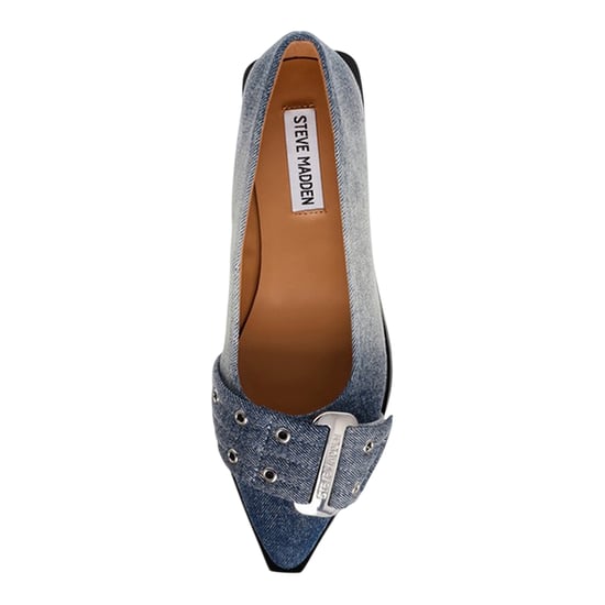 Steve Madden Womens/Ladies Grail Denim Pumps (Blue Denim) - Image 3