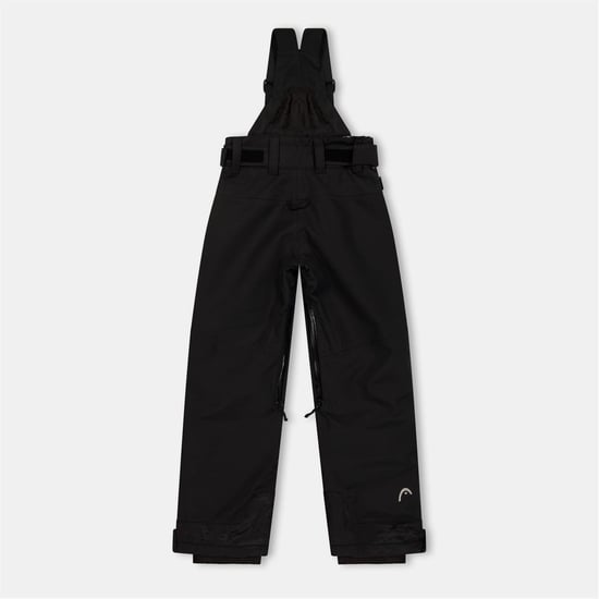 Boys Head Pro Jr Solid Patterned Salopette Ski Pants in Black - Image 2