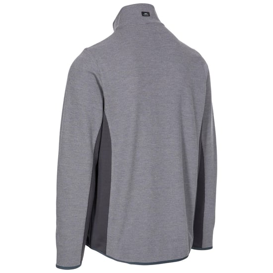 Trespass Heren Wotterham Mock Neck Lange Mouwen Top (Stormgrijs) - Image 3