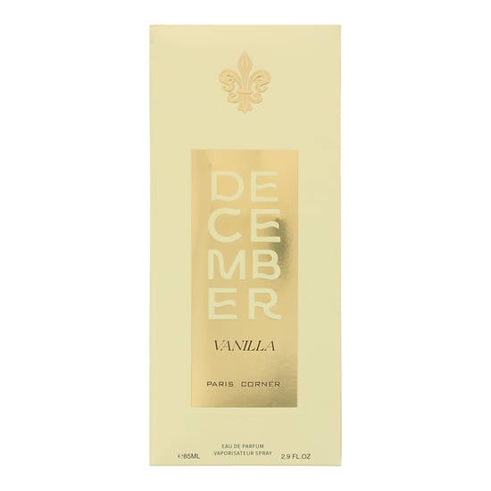 Paris Corner December Vanilla Eau de Parfum 85ml Spray Unisex - Image 3