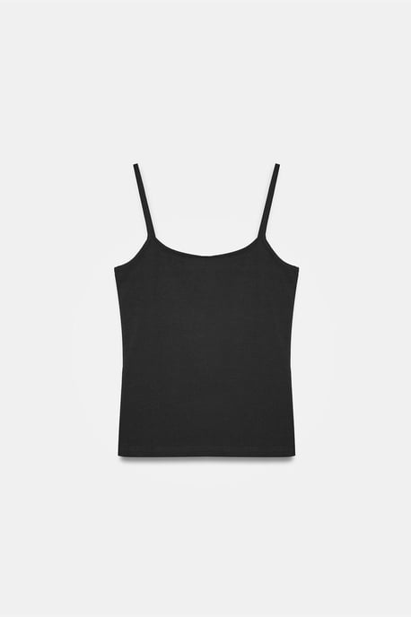 Slim-fit Mouwloze Blouse met Vierkante Hals - Image 5