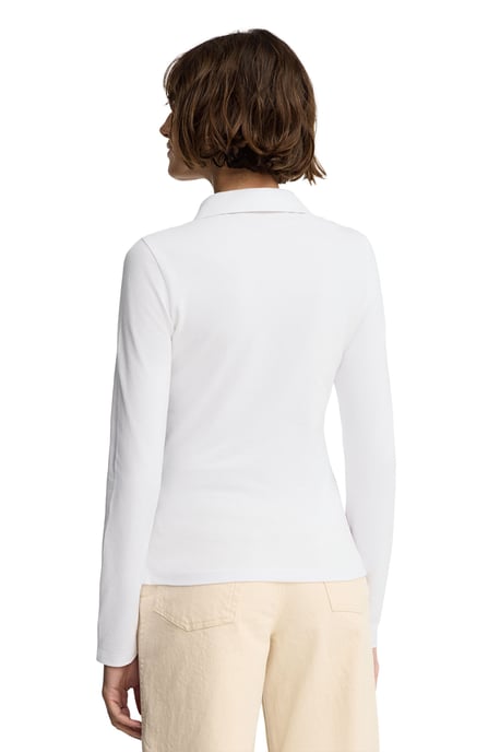 Women's Polo Shirt Long Sleeve Slim Fit POLO-SHIRT-L-S4 - Image 3