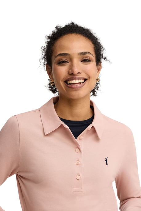 Women's Polo Shirt Long Sleeve Slim Fit POLO-SHIRT-L-S4 - Image 2