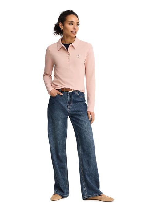Women's Polo Shirt Long Sleeve Slim Fit POLO-SHIRT-L-S4 - Image 4