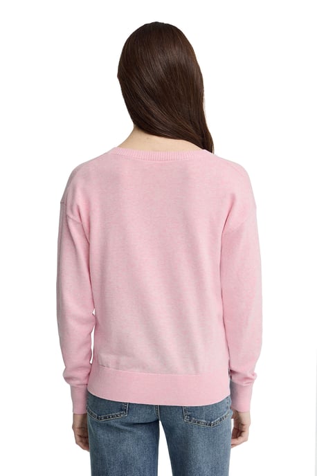 Women's V-Neck Sweater PULLOVER18 - Image 3