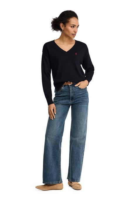 Women's V-Neck Sweater PULLOVER18 - Image 4