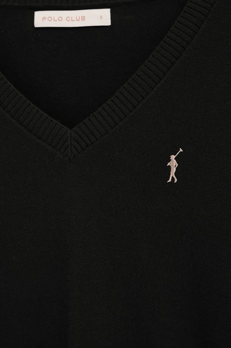 Women's V-Neck Sweater PULLOVER18 - Image 5