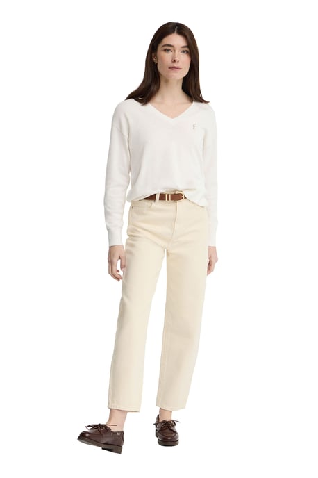 Women's V-Neck Sweater PULLOVER18 - Image 4